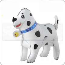 Selfstand Lets pawty Walking Animal Balloons Cute Dog dalmatians Balloons Pet Balls Party Happy Birthday Party Decoration toys