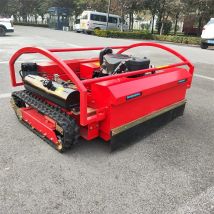 Strong power   Brushless Remote Control Lawn Mower Robot with Track for Farm Garden and Home Orchard, Professional Manufacturer