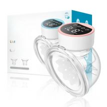 MAMIJOY Electric Breast Pumps With 19/24mm Flange Portable Hands Free Wearable Breast Pump Silent Comfort Breast Milk Extractor