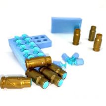 Playful bag EVA Sponge Bullets For Shell Throwing Toy gun 1911 Revolver ZP5 Sucker Soft Bullet Foam QJ38