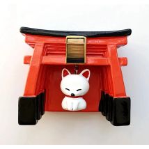 Handmade Painted Fushimi Inari Shrine White Fox 3D Fridge Magnets Japan Tourism Souvenirs Refrigerator Magnetic Stickers Gift