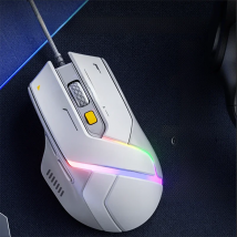 INPHIC PG1 Wired Gaming Mouse Ergonomic E-sports Macro Programming RGB Competitive Peripheral [Hardware Macro +1000 Return Rate]