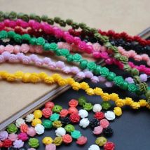 50pcs/Lot 6mm Artificial Coral Beads Cabochon Camelia Flower Shape Multi-Color Fashion Beads  for Jewelry making DIY accessoires