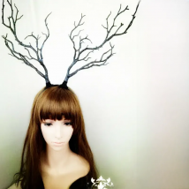 Christmas Long Antlers Tree Branches Horns Hat Hair Headband Cosplay Party Fancy Dress NEW Hot Selling