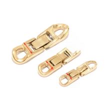 2pc Stainless Steel Gold Buckle Clasps Necklace Bracelet Chain Clasp Jewelry Making DIY Connectors