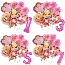 Pink PAW Patrol Skye Party Balloons Skye 32" Number Foil Balloon Set Baby Shower Girls Birthday