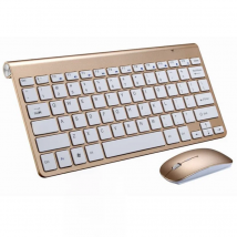 2.4G Wireless Keyboard and Mouse Combo Mini Korean Russian Spanish Hebrew Arabic Keyboard Mouse Set For Notebook Laptop Mac