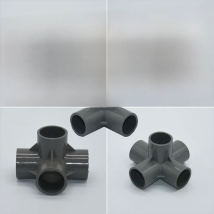 20/25/32mm PVC Connector 3/4/5-way Three-Dimensional DN15/20/25/40 Water Supply Pipe Fittings Coupler Plastic