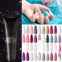 NailWind Poly Crystal UV Gel Semi Permanent  Acrylic Hybrid Varnishes Gel Nail Polish Base Top Coat Extension Glue 10/15/30ml
