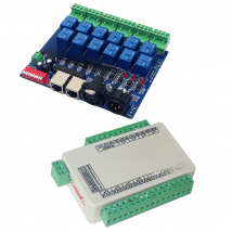12CH Relay Switch DMX512 Relay Control 12 Way Relay Switch 12 Channel 10A 2A Decoder Dimmer for LED DMX-RELAY-12CH-10A