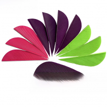 50 Pcs Hi-Q 2 Inch Water Drop Natural Turkey Feathers Archery Fletches Feather Arrow Fletching--Water Drop