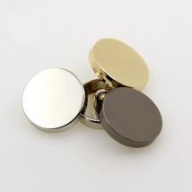 Hot sale 10pcs/lot new fashion decorative buttons high quality plane gold buttons for men shirt suit overcot sewing accessories
