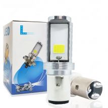 1pcs 12000LM BA20D Headlight Bulb H6 LED  Light Hi-Lo Beam Light Lamp Bulb  Motorcycle Auxiliary Lights Led Headlight 6500K 12V