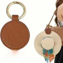 1PC Magnetic Hat Clip On Bag Hat Holder For Handbag Backpack Luggage PU Leather Hat Keeper Clip Travel Bag Accessories