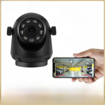 Carsanbo 5G WIFI Magnetic Hitch Camera HD Night Vision Wireless Rear View Backup Monitor Can Last For Bus RV Truck