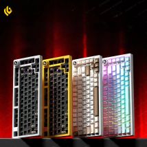 Leobog Hi75C Hi75 Hi75C Pro Aluminum Wireless Custom Mechanical Keyboard Kit Gaming Bluetooth 2.4G Wired Hotswap Gamer Keyboard