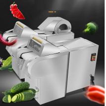 250-500Kg/H Industrial Vegetable Chopping Machine Onion Chili Slicing Chopping Dicing Vegetable Cube Cutting Machine