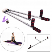 3 Bar Leg Stretcher Adjustable Split Stretching Machine Stainless Steel Home Yoga Dance Exercise Flexibility Training Equipment