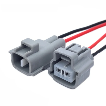 1 Set 2 Pin Auto Fog Lamp Turn Signal Electrical Connector Female Male Wire Harness Plug for Toyota 90980-11019 6189-0175