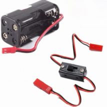 1/10 1/8 RC On/Off Switch JST Connector 6V Receiver box RC light Nitro power box battery box RC FS JLB HSP Car Airplanes boat