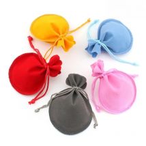Jewelry Pouch Velvet Packing Bag Drawstring Gift Bag 50pcs/Lot 7x9 9x12 Used for Wedding Candy Cake Bag Advertising bag