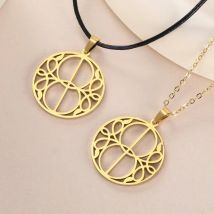 Dawapara Celtics Chalice Well Pendant Necklace Symbol of Avalon Healing and Blessing Amulet Stainless Steel Jewelry