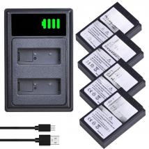 2000mAh BLS-1 BLS1 Battery and Charger for Olympus PS-BLS1 PEN E-PL1 E-PM1 EP3 EPL3 Evolt E-420 E-620 E-450 Digital SLR Cameras