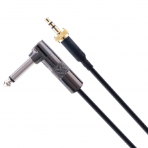 Monster 3.5 Screw Lock Stereo To 6.35mm Jack Guitar Audio Cable Instrument Cord for Sennheiser Wireless EW100 352 172 512 322 G3
