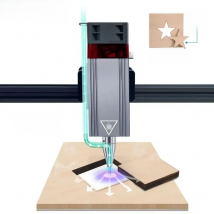 LASER TREE 5W 10W Laser Module with Air Assist 450nm TTL Laser Head for CNC Laser Engraving Cutting Machine Wood Working Tools