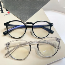 -1.0 -1.5 -2.0 to -6.0 Round Finished Myopia Glasses Transparent Eyeglasses , Reading Eyewear +0.5 +1.0 +2.0 To +6.0