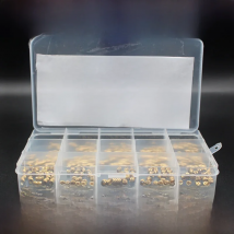 Female Thread Knurled Threaded Embedment  Hot Melt Insert Brass Nuts Assortment Kit for 3D Printing Injection Molding