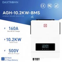 Daxtromn inverter solare ibrido 10.2KW 2mppt 6.2KW 48vDC 4.2KW On/Off Grid 3.2KVA 24VDC 1KW 12VDC inverter domestico onda sinusoidale pura
