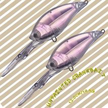 Magnisher 10PCS/LOT Deepwater Crankbait Unpainted Blanks Hard Baits Silent Fishing Lures Deep-water Diving Crank Wobblers DIY