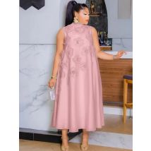 African Dresses For Women 2025 New African Clothes Dashiki Flower Print Ankara Dresses Bazin Traditional Robe Africa Dress