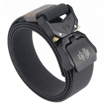 VATLTY 140cm Elastic Belt For Men Aluminum Alloy Quick Release Buckle Strong Nylon Tactical Belt Male Military Accessories