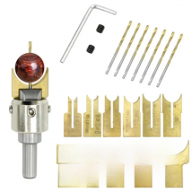 6-25mm Woodworking Round Bead Cutter Bead Drill Bit Milling Cutter Soft Hard Woodworking Milling Cutter Woodworking Tool