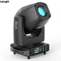 Leleght 200W LED 1-30Hz Strobe Beam Moving Head Light DMX512 Controlled Focusing 18CH For Bars Birthday Parties Clubs KTV