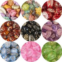 20g Mixed Colorful Acrylic Spacer Beads for Jewelry Supplies Loose Earrings Beads Making for Necklace and Bracelet DIY Materials