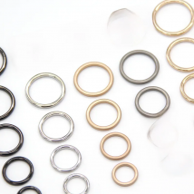 HENGC Large Round Metal O Ring Buckles Clasp Web For Leather Belt Shoes Bags Garment High Quality Sewing DIY Crafts Wholesale