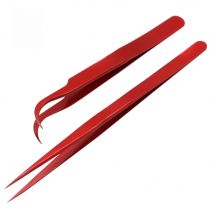Mechanic Tweezers Fingerprint Fly Line Industrial Tweezers for iPhone Repair Phone Motherboard Precision Curved Straight Tweezer