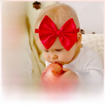 Handmade Cute Kids Baby Girls Headband Toddler Infant Silk Bowknot Headbands Children Hair Band Accessories