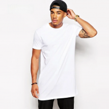 2026 MRMT White Casual Long Size Mens T-Shirts Hip Hop Tops Extra Long Tee Shirts For Male Longline Man T-Shirt Men T shirt