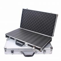 Tool Box Aluminium Equipment Case Protable Toolbox for Mechanic Large Capacity Suitcase Hard Case 58x32x8.5cm Rectangular toolbo