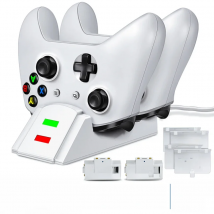Fast Charger Dock For Xbox Series X/S/Xbox One S/X/Elite Controller + 2pcs Rechargeable Battery Pack For Xbox One With Covers