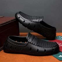 Summer Outdoor Men Beach Sandals Fashion Eva Mens Slippers Anti Slip Man Casual Shoes Comfortable Wear Resistant Garden Shoes