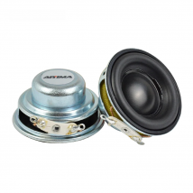 AIYIMA 2Pcs 40MM Mini Audio Portable Speakers 16 Core 4 Ohm 5W Full Range Speaker Rubber Side NdFeB Magnetic Speaker