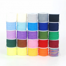 Nylon Cord  Multi 0.6mm Macrame Chinese Knot Beading Chinlon Kumihimo 130m/Roll 1pcs/Lot String Polyamide Yarn Knit Rope DS703