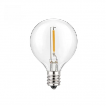 G40 Light Bulbs E12 5V 24V 110V 220V 1W Plastic Globe Bulbs String Light Indoor Outdoor Patio Home Garden Decor Warm White