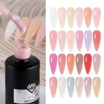 CHUNSHU 10ml Milky White Rubber Base Gel Polish Upgrade Camouflage Color Base Coat Soak Off UV LED Nails Art Gel Varnish Lacquer