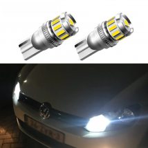 2Pcs Canbus T10 W5W LED Lamp Parking Light Bulb for VW Passat B5 B6 B7 B5.5 CC Bora Tiguan Touareg Touran GTI Jetta Polo Carfter